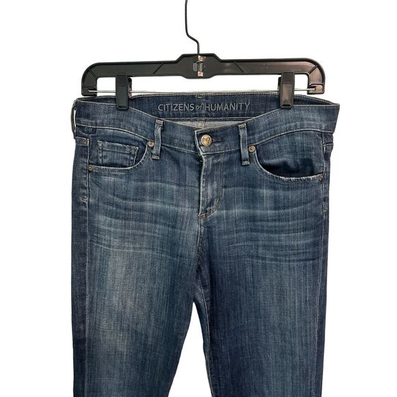 Citizens of Humanity Dita Petite Bootcut Leg Denim Jeans Womens Size 27 - Picture 4 of 10